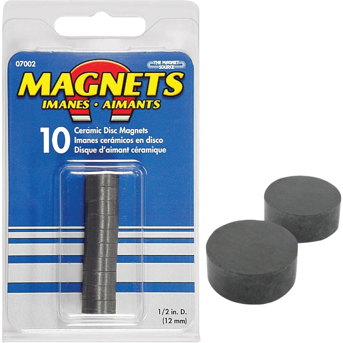 Optimized Master Magnetics 1 2 In. Ceramic Magnetic Discs 10-Pack Original Design