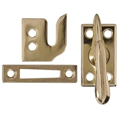 Green Hillman Casement Window Latch Brass Finish Fine Crafted
