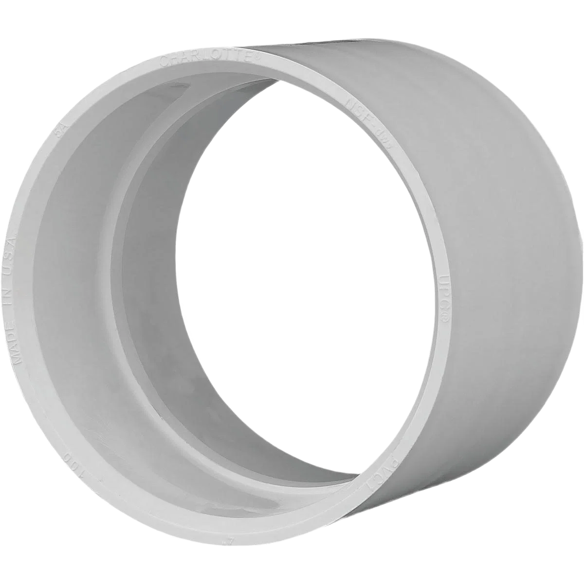 Practical Charlotte Pipe 4 In. Hub Schedule 40 DWV Coupling Genuine