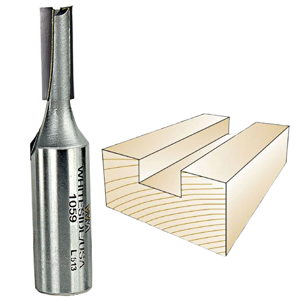 Prestigious Whiteside Straight Bit 1 2 in. SH x 9 32 in. CD x 3 4 in. CL Enhanced