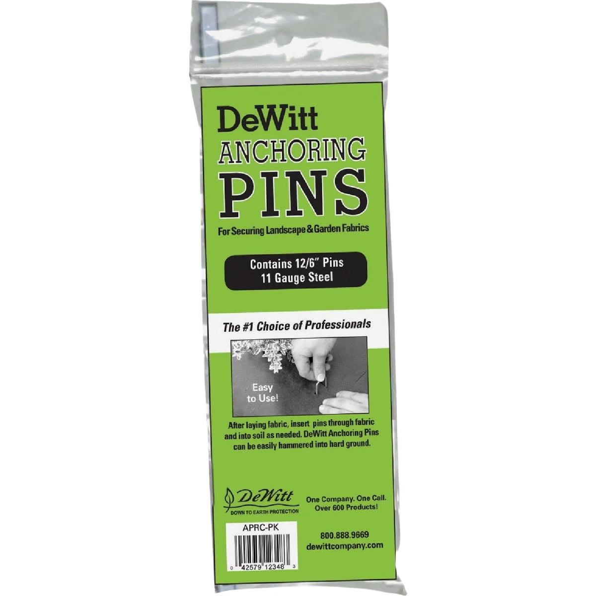 Fine DeWitt Landscape Anchor Pins 12-Pack Functional