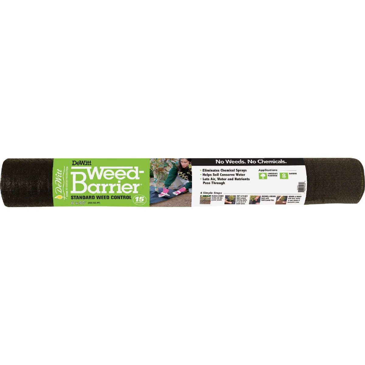 Exceptional DeWitt Pointbond Polypropylene 15 Year Landscape Fabric 6 x 50 ft. Detailed