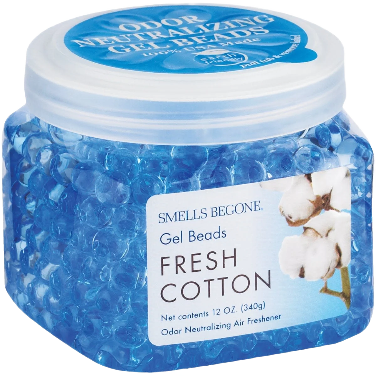 Fine Smells Begone Fresh Cotton Gel Beads Odor Neutralizer 12 oz. Long-Lasting