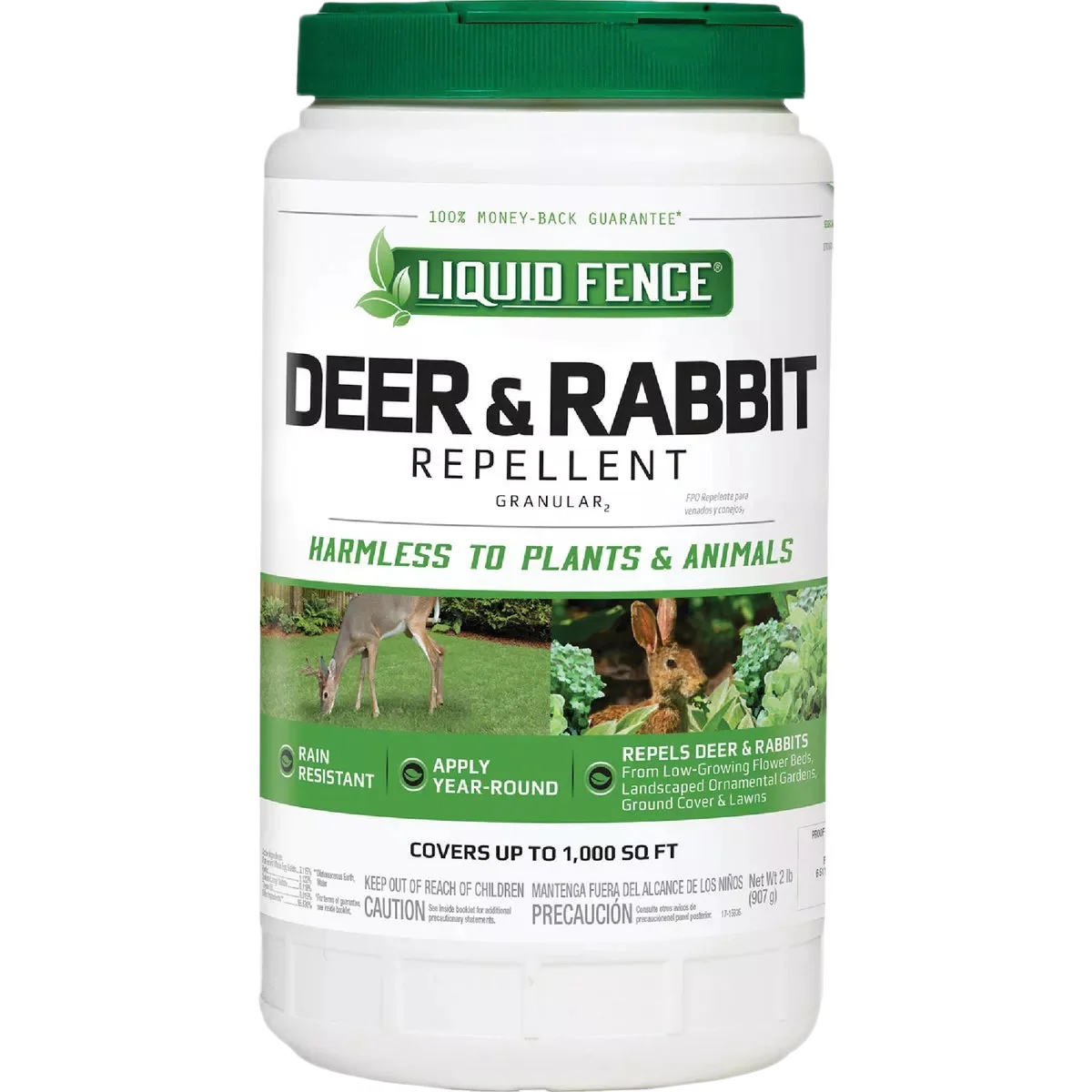 Functional Liquid Fence 2 Lb. Granular Deer Rabbit Repellent Fine