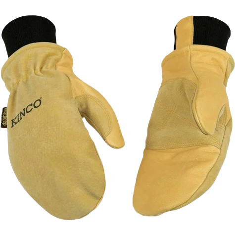 Lightweight Kinco Men’s Large Premium Suede Pigskin Winter Work Gloves Durable