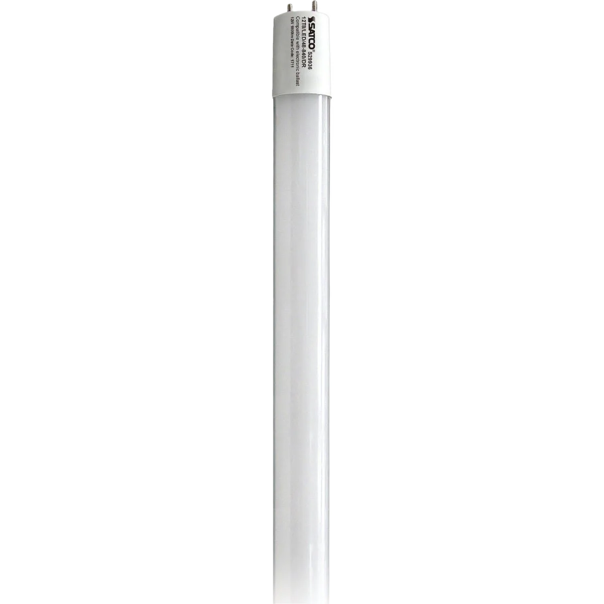 Environmentally Friendly Satco 11 Watt LED T8 Bi-Pin LED Tube Light Bulb 4 ft. Advanced