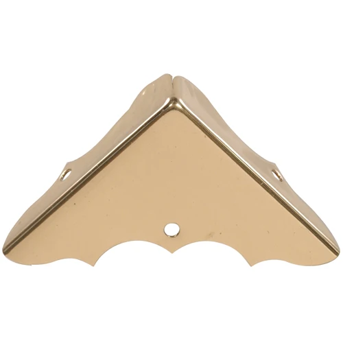 Dependable Hillman Bright Brass Solid Brass Decorative Corner 7 16 in. Sustainable