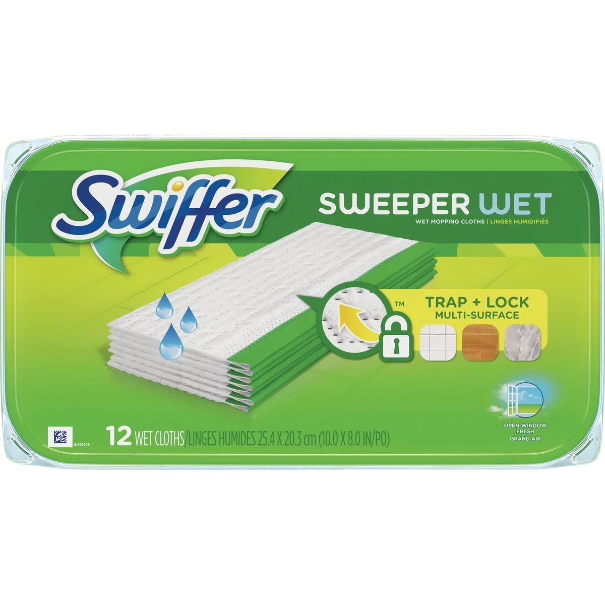 Verified Swiffer Sweeper Wet Cloth Mop Refills 12 Count Eco-Friendly