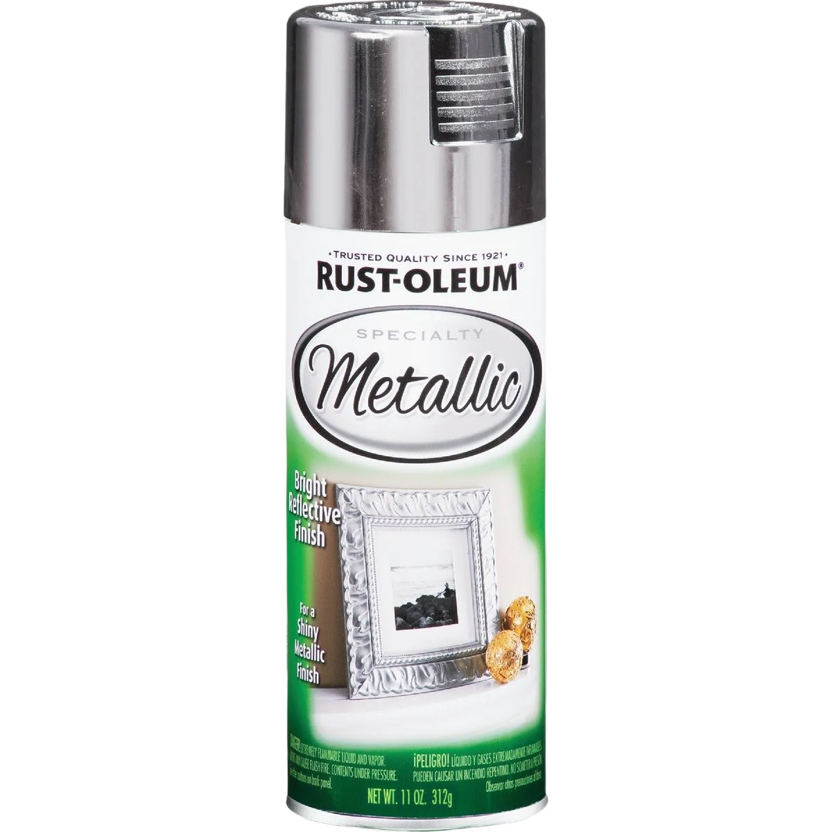 Expertly Made Rust-Oleum Metallic Silver Spray Paint 11 oz. Original Design