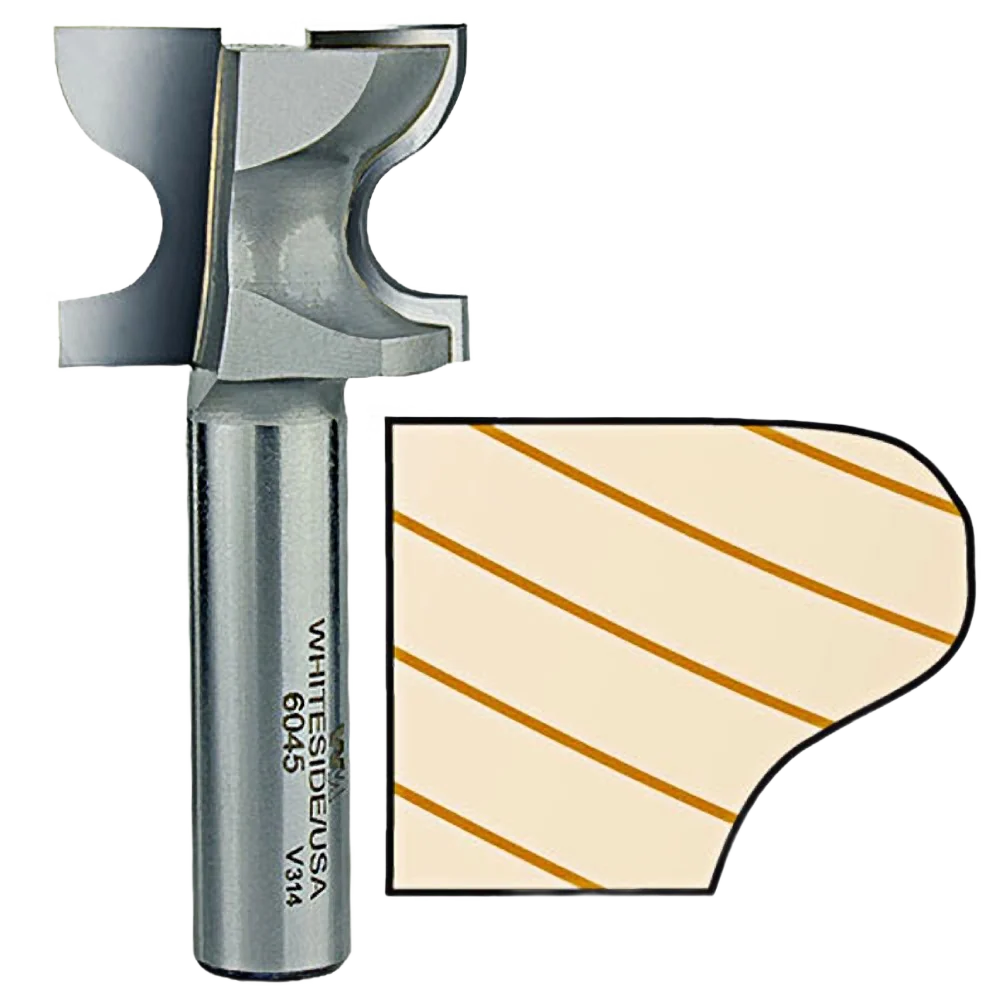 Safe Whiteside Window Sill Edge Finger Pull Bit 1 2 in. SH x 7 32 in. R Environmentally Friendly