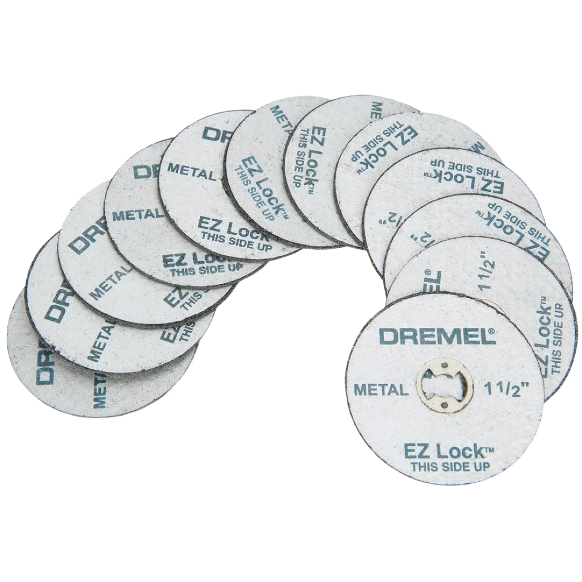 Classic Dremel 1-1 2 In. EZ Lock Metal Cut-Off Wheel 12 Pk Innovative