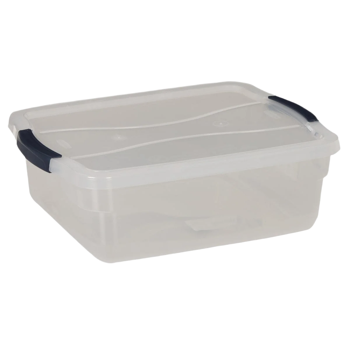 Relaxed Rubbermaid Cleverstore Latching Lid Clear Storage Tote 15 Quart Innovative