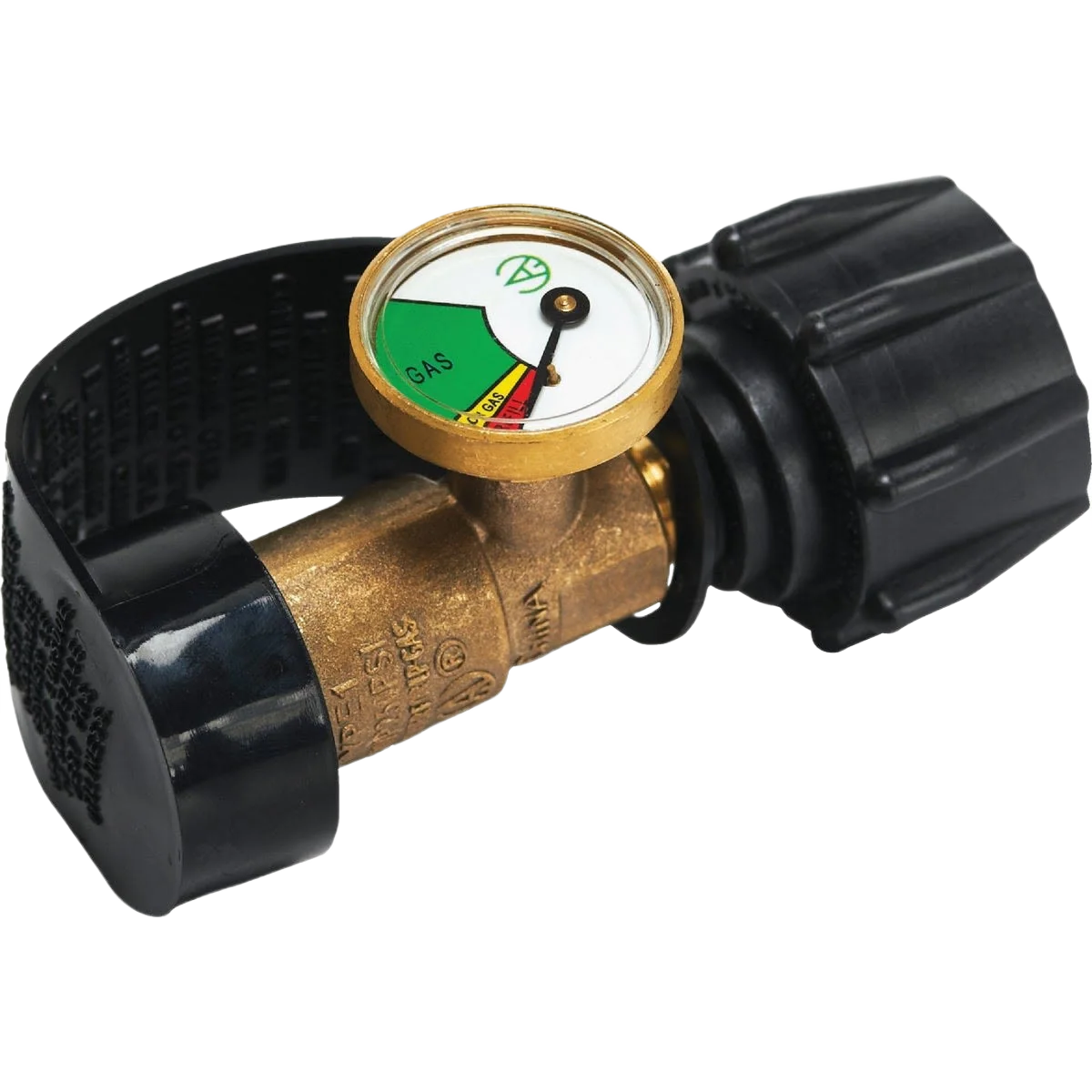 World-Class GrillPro Brass Universal Fuel Indicator Gauge Trendy
