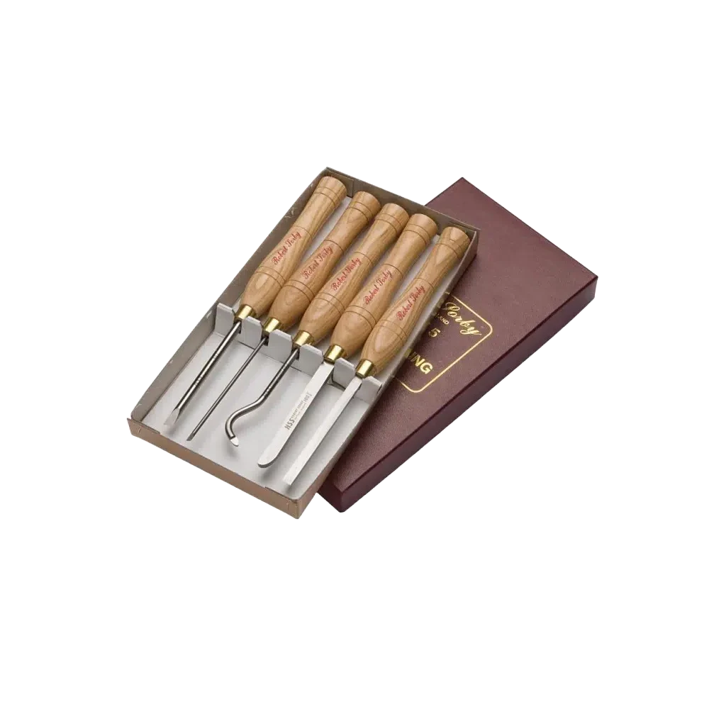 Organic Sorby 5 Pc. Micro-Hollowing Spindle Turning Set Classic