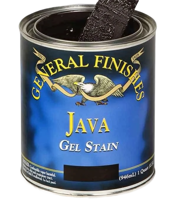 Quality General Finishes Java Gel Stain 1 Quart Genuine