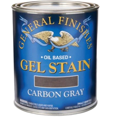 Carefully Designed General Finishes Carbon Gray Gel Stain 1 Quart Classic