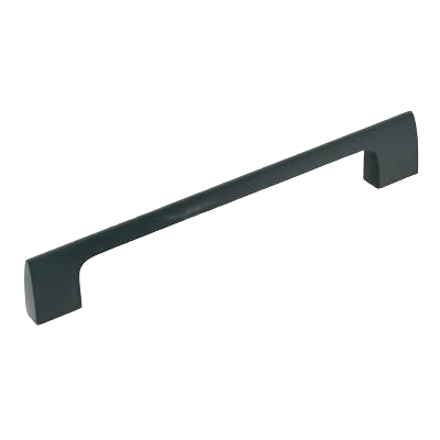 Easy-to-Use Amerock Riva 6-5 16 Center-to-Center Matte Black Cabinet Pull Refined