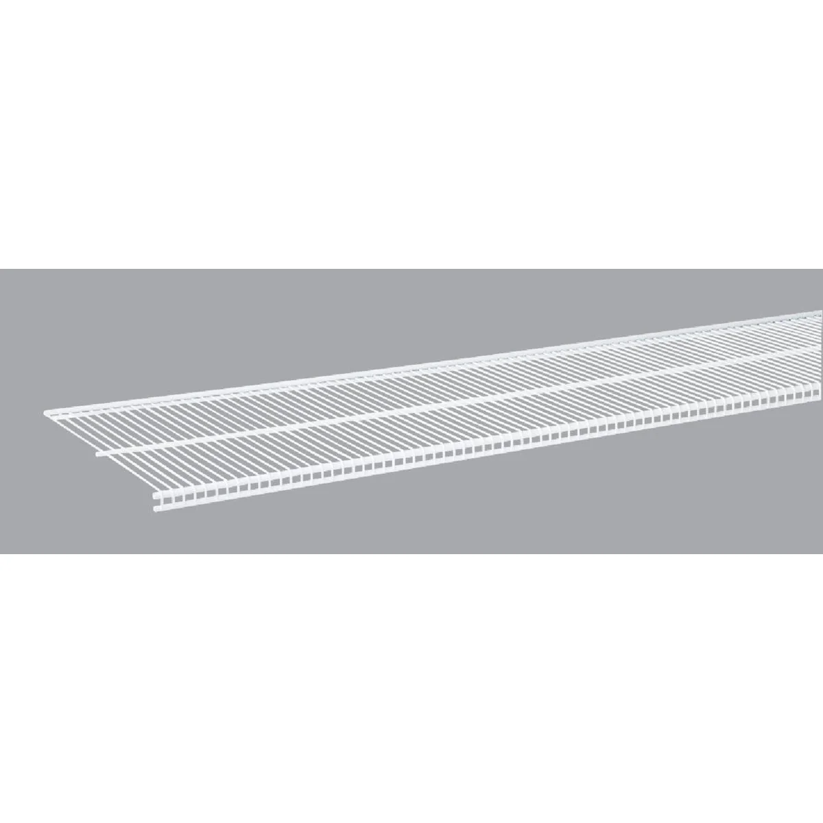 Proven domRail White Profile Ventilated Closet Shelf 12 in. x 4 ft. Versatile