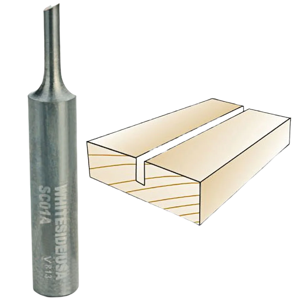 Relaxed Whiteside Straight Inlay Bit 1 4 in. SH x 3 32 in. CD x 5 16 in. CL Classic