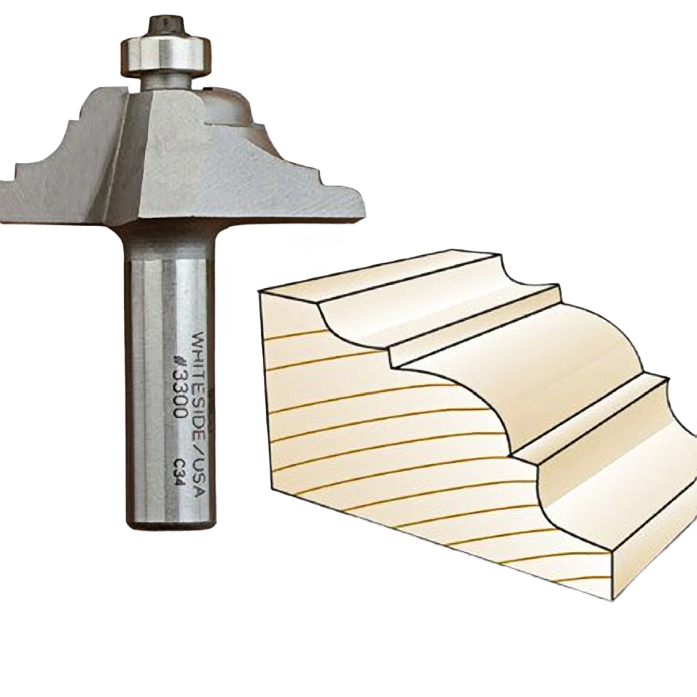 Convenient Whiteside 3300 French Baroque Table Edge Bit 1 2 in. SH x 7 8 in. PW Proven