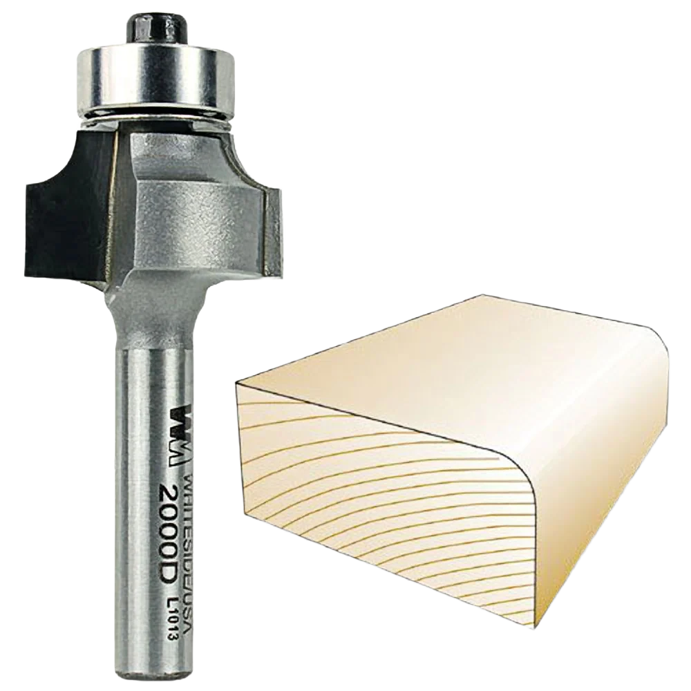 Efficient Whiteside 2000D Roundover Bit 1 4 in. SH x 5 32 in. R Modern