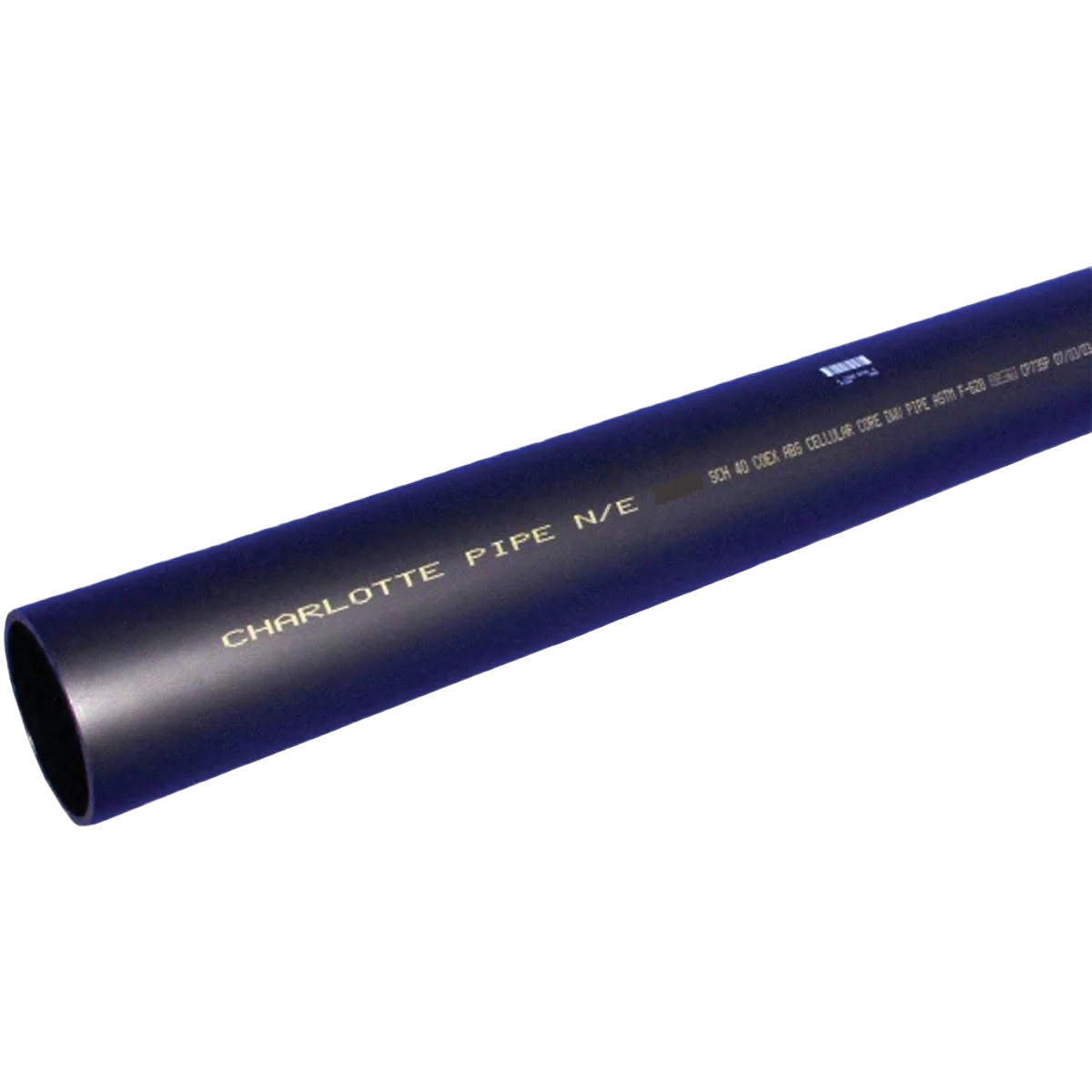 Natural Charlotte Pipe ABS DWV Pipe 4 In. x 10 Ft. Convenient