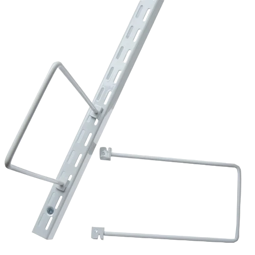 Fine domRail White PR Bood Ends 8 in. Refined