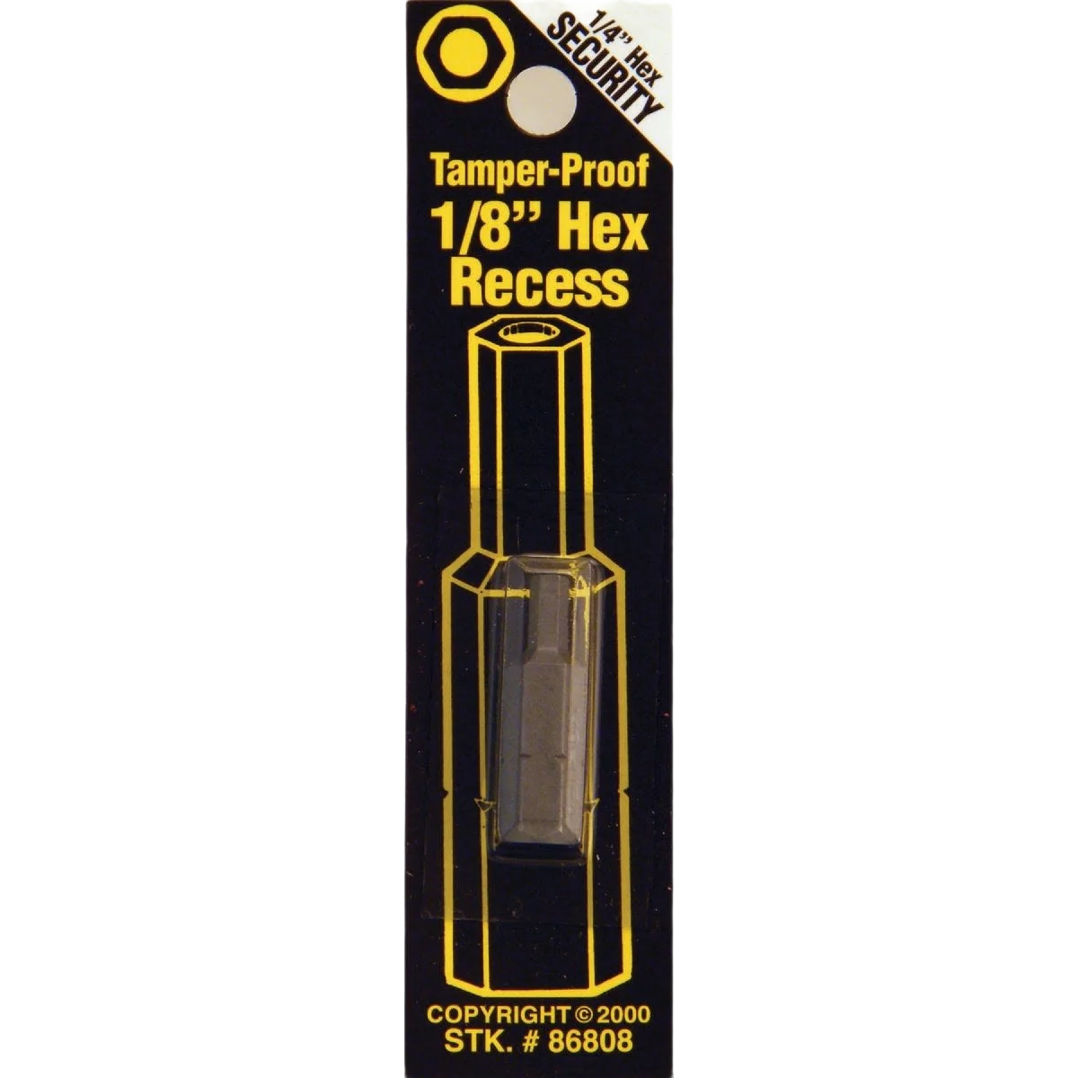 Secure Way Tools 1 8 Tamper-Proof Hex Security Bit Exceptional