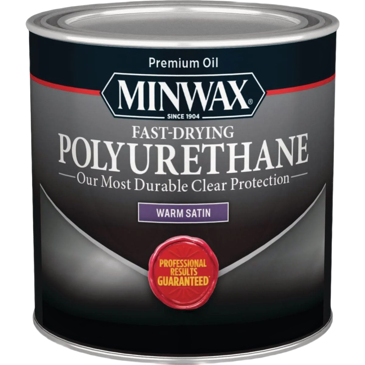 Authentic Minwax Clear Satin Fast-Drying Interior Polyurethane 1 2 Pint Minimalist