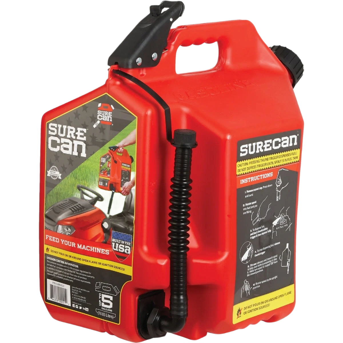 Effective Surecan Fuel Can 5 Gallon Excellent