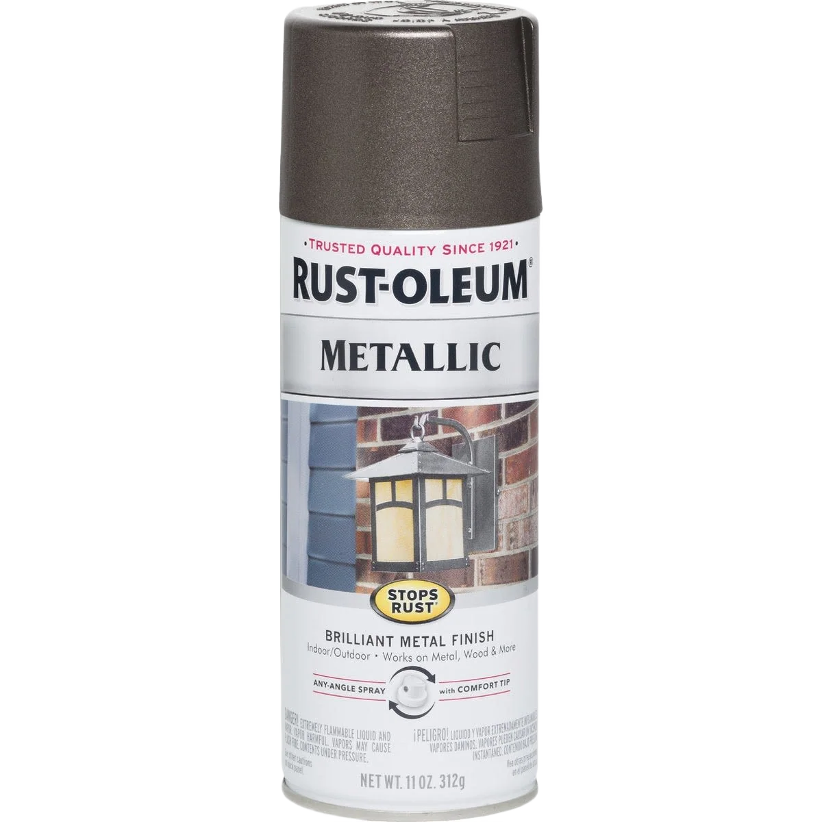 Refined Rust-Oleum Dark Bronze Metallic Spray Paint 11 oz. Authentic