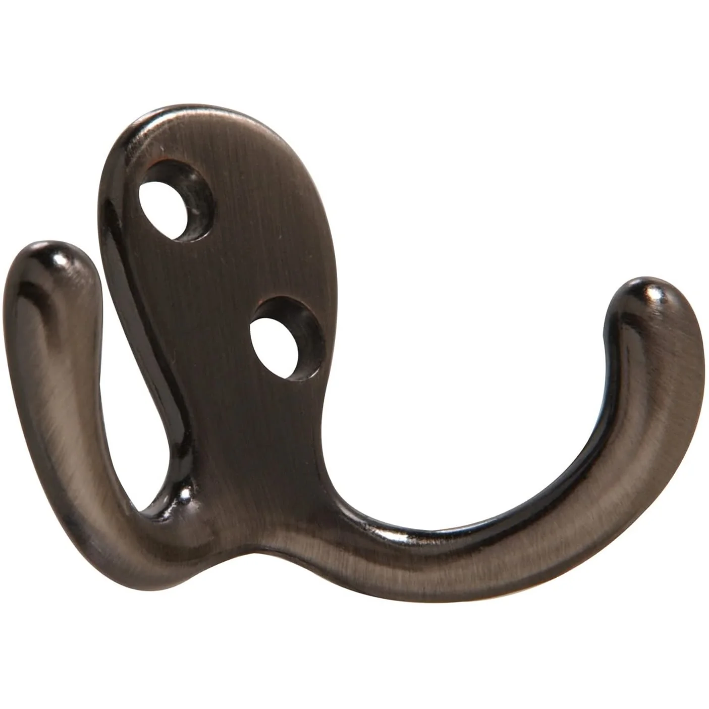 Clean Hillman Double Clothes Hook- Pewter Exceptional
