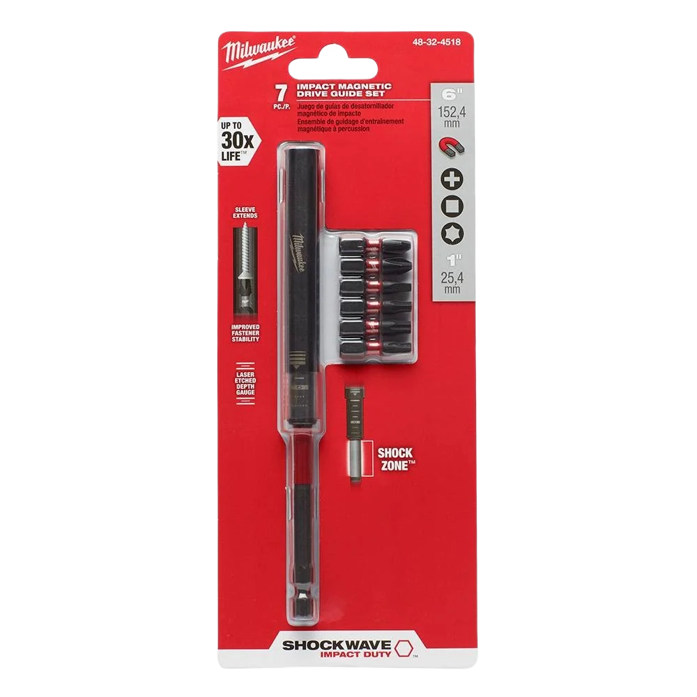 Effective Milwaukee SHOCKWAVE™ 7-PC Impact Magnetic Drive Guide Set Enhanced