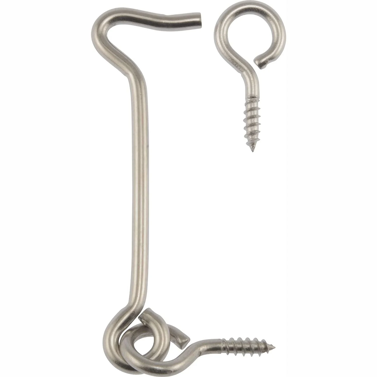 Enhanced Hillman 3 in. Gate Hook Eyes Stainless Steel Smart