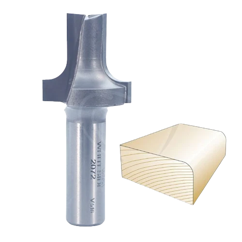 Responsible Whiteside Plunge Roundover Edge Trim Bit 1 2 in. SH x 1 4 in. R Convenient