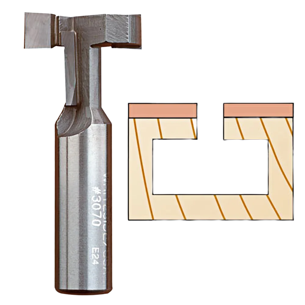 Crafted Whiteside T-Slot Cutter Bit 1 2 in. SH x 1-1 16 in. LD x 3 8 in. SD Original