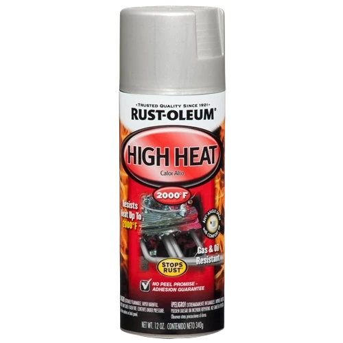 Innovative Rust-Oleum Auto Aluminum High Heat Spray 12 oz. Solid