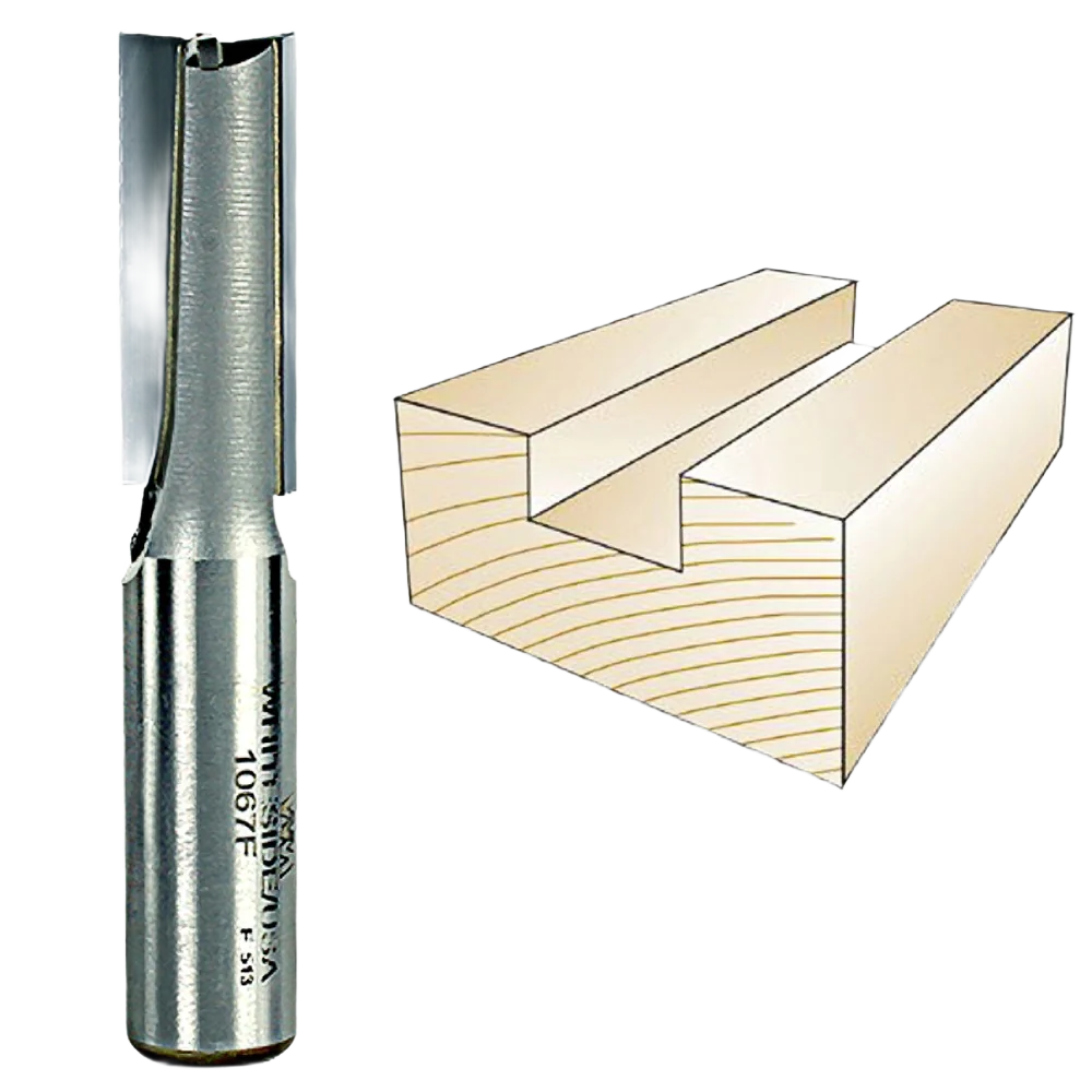 Recyclable Whiteside Straight Bit 1 2 in. SH x 1 2 in. CD x 1-1 4 in. CL Exclusive
