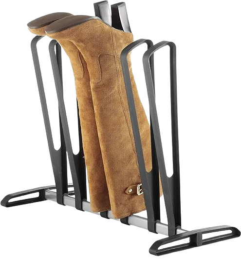 Top-Quality Whitmor Black 3 Pair Boot Rack Secure