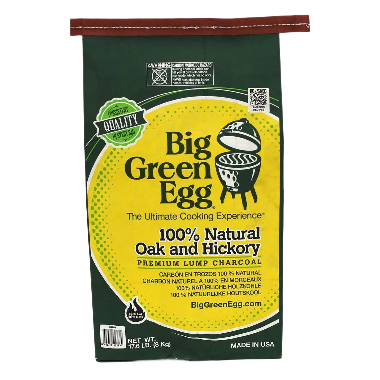 Prestigious Big Green Egg Oak Hickory Lump Charcoal 17.6 lbs. Unique