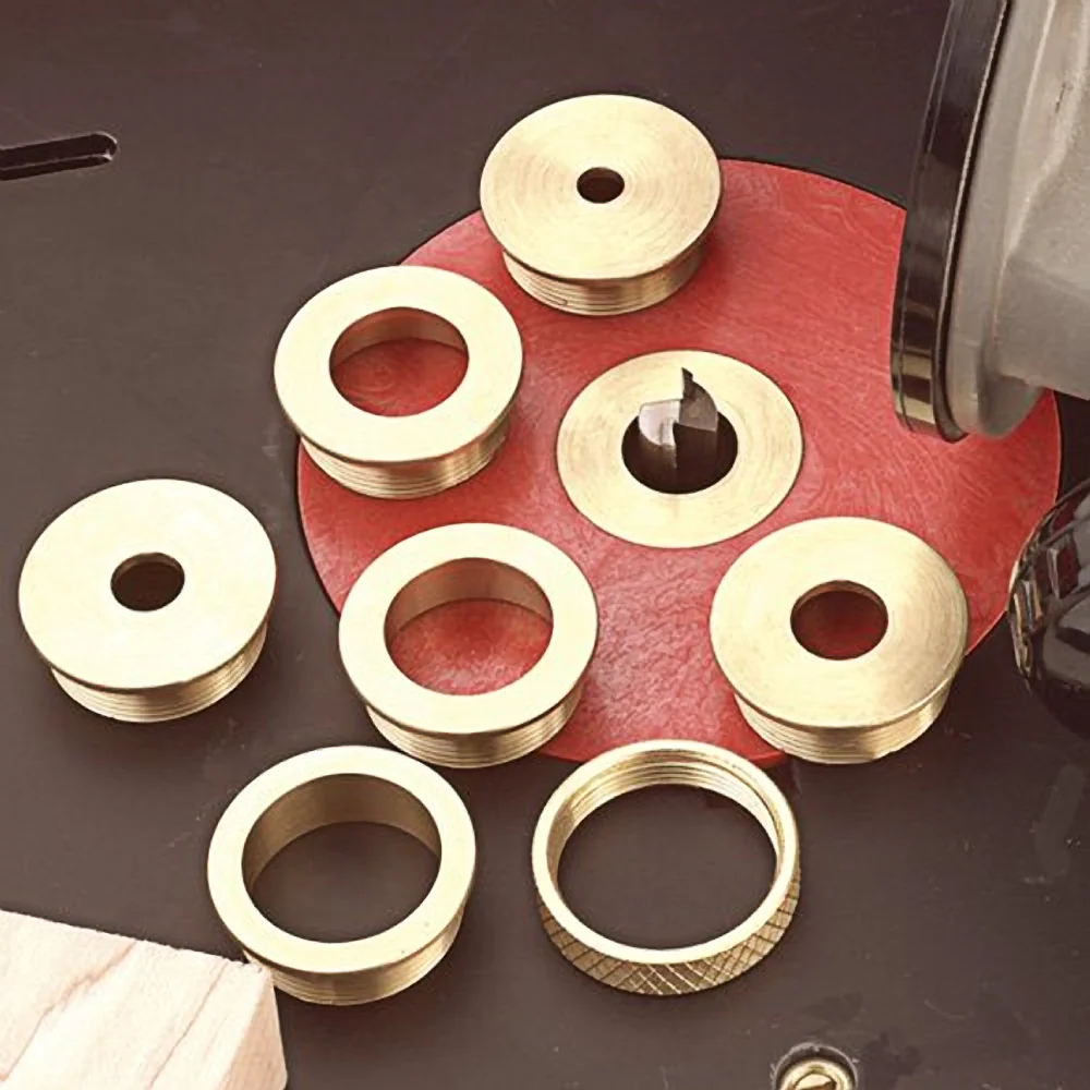 Premium Material Whiteside 8 Pc. Brass Plate Reducer Kit Professional