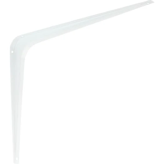 Modern National Hardware 10 D. x 12 H. White Steel Shelf Bracket Original Design