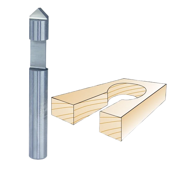 Elegant Whiteside Hole Flush Trim Bit 1 4 in. SH x 3 8 in. CL Advanced