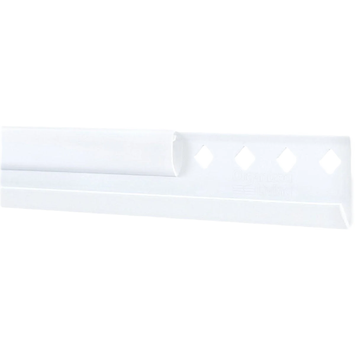 Crafted domRail White Hanging Rail 60 in. High-Performance