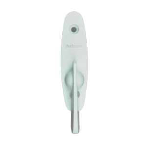 Refined Andersen White Gliding Patio Door Thumb Latch Versatile
