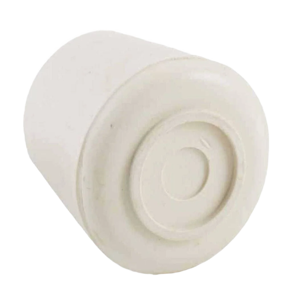 Environmentally Friendly Shepherd 1-1 4 in. Off White Hi-Tip Rubber Furniture Leg Protector Stylish