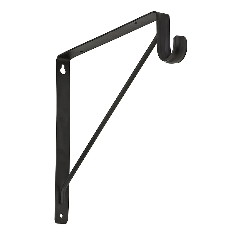 Reusable Stanley Home Designs 12-5 8 H. x 11 D. Shelf Rod Bracket Oil Rubbed Bronze Selected