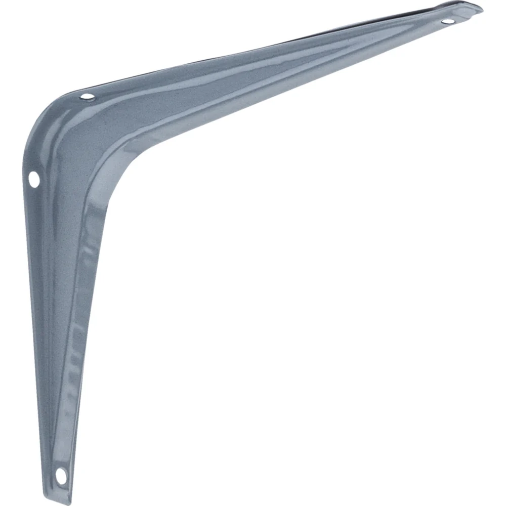 Elite National Hardware 5 D. x 6 H. Gray Steel Shelf Bracket Convenient