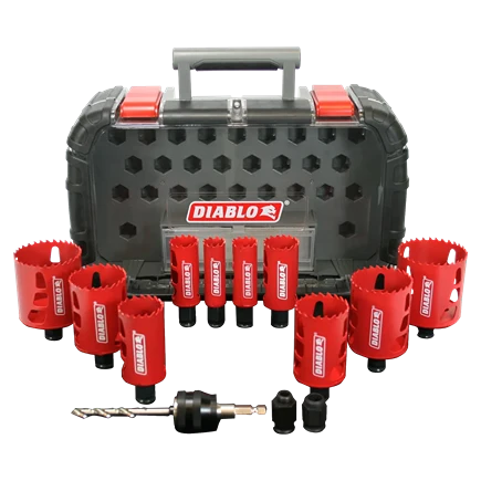 Exceptional Diablo General Purpose Bi-Metal Hole Saw Set 14-Pack Crafted