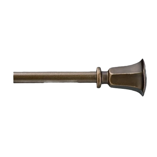 Long-Lasting Spring Window Fashions Rustic Antique Brass Urn 28-48 in. Rod Carefully Designed